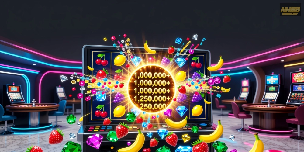 Minh họa cơ chế nổ hũ nh88 với jackpot tích lũy hấp dẫn
